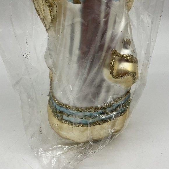 Mercury Glass 9.5 Inch Angel Ornament/Figurine Vintage  Mervyns NOS Collectible - Picture 13 of 15